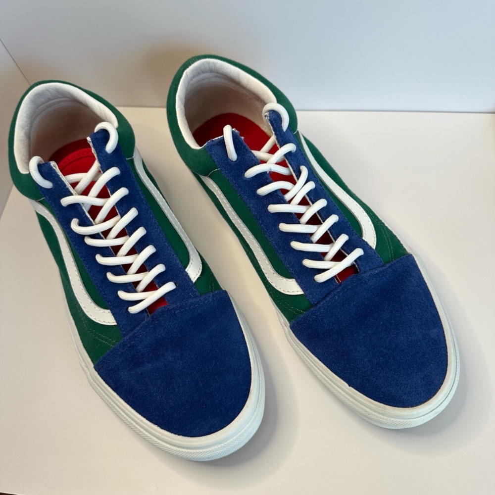 Vans Old Skool Yacht Club Low Top Sneakers Women 10.5 / Men 9 Skate Shoe Multi - Picture 3 of 11